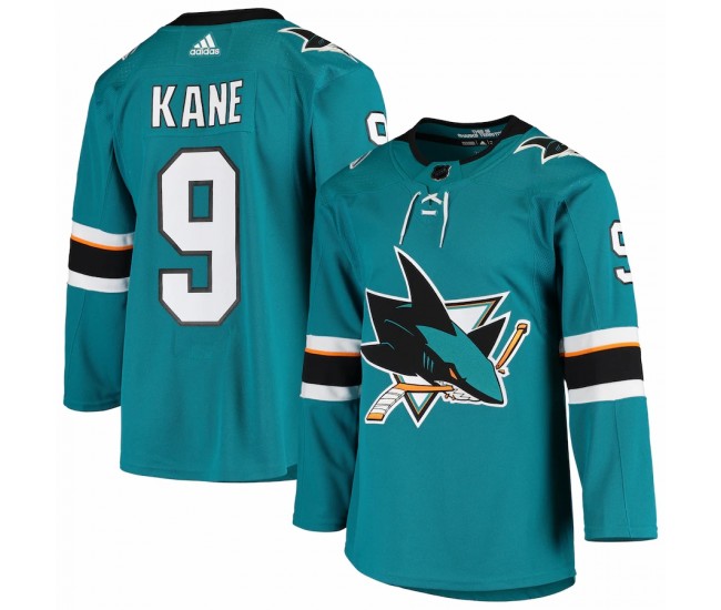 San Jose Sharks Evander Kane Men's adidas Teal Home Authentic Player Jersey