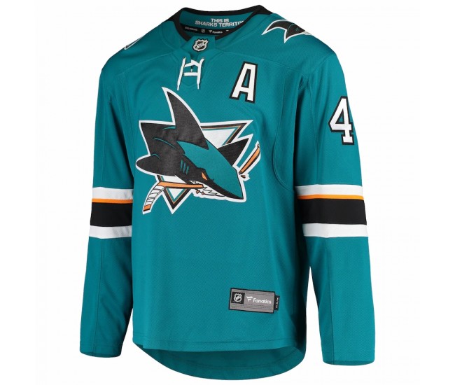 San Jose Sharks Tomas Hertl Men's Fanatics Branded Teal Team Home Breakaway Jersey