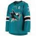 San Jose Sharks Logan Couture Men's adidas Teal Home Authentic Alternate Captain Player Jersey