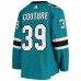 San Jose Sharks Logan Couture Men's adidas Teal Home Authentic Alternate Captain Player Jersey