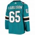 San Jose Sharks Erik Karlsson Men's adidas Teal Home Authentic Player Jersey