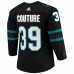 San Jose Sharks Logan Couture Men's adidas Black Alternate Authentic Player Jersey