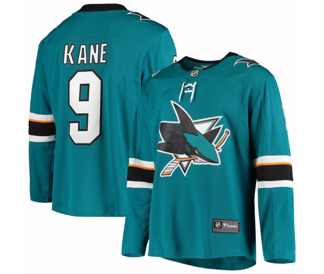 San Jose Sharks Evander Kane Men's Fanatics Branded Teal Breakaway Home Player Jersey