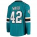 San Jose Sharks Joel Ward Men's Fanatics Branded Teal Breakaway Home Player Jersey