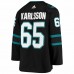 San Jose Sharks Erik Karlsson Men's adidas Black Team Alternate Authentic Jersey