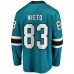 San Jose Sharks Matt Nieto Men's Fanatics Branded Teal Breakaway Player Jersey