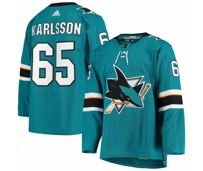 San Jose Sharks Erik Karlsson Men's adidas Teal Alternate Authentic Player Jersey