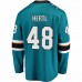 San Jose Sharks Tomas Hertl Men's Fanatics Branded Teal Home Premier Breakaway Player Jersey