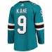 San Jose Sharks Evander Kane Men's adidas Teal Home Authentic Pro Player Jersey