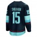 Seattle Kraken Riley Sheahan Men's Fanatics Branded Deep Sea Blue Home Breakaway Player Jersey