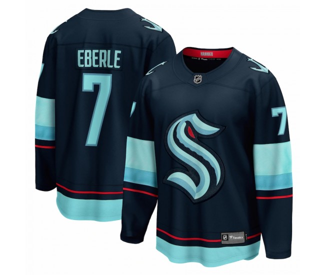 Seattle Kraken Jordan Eberle Men's Fanatics Branded Deep Sea Blue Home Premier Breakaway Player Jersey