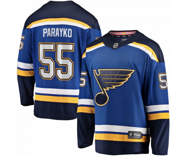 St. Louis Blues Colton Parayko Men's Fanatics Branded Blue Breakaway Player Jersey