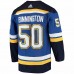 St. Louis Blues Jordan Binnington Men's adidas Blue Home Authentic Player Jersey