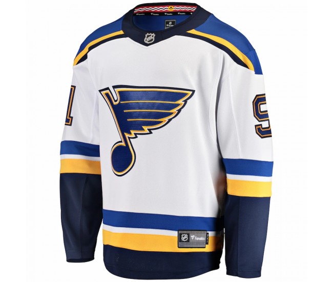 St. Louis Blues Vladimir Tarasenko Men's Fanatics Branded White Away Premier Breakaway Player Jersey