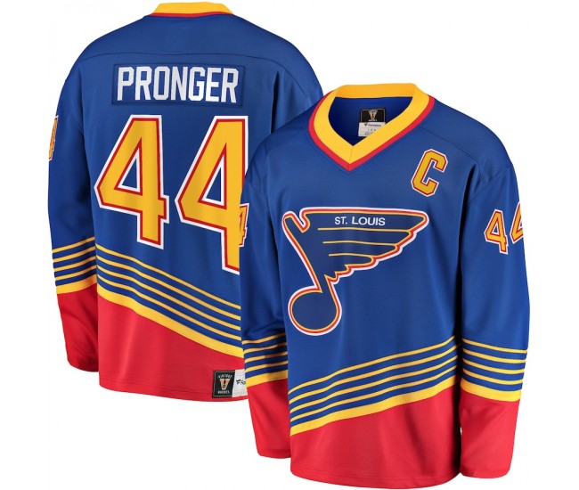 St. Louis Blues Chris Pronger Men's Fanatics Branded Blue Breakaway Retired Player Jersey