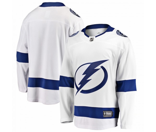 Tampa Bay Lightning Men's Fanatics Branded White Breakaway Away Jersey