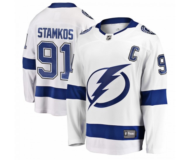 Tampa Bay Lightning Steven Stamkos Men's Fanatics Branded White Breakaway Player Jersey