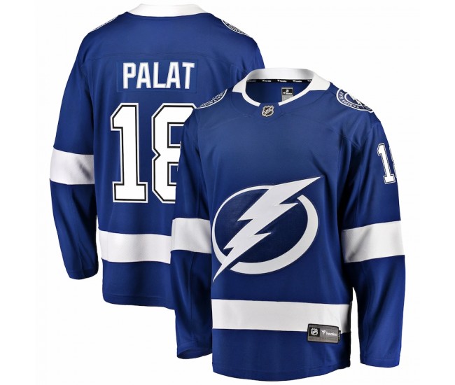 Tampa Bay Lightning Ondrej Palat Men's Fanatics Branded Blue Home Breakaway Player Jersey