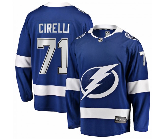 Tampa Bay Lightning Anthony Cirelli Men's Fanatics Branded Blue Home Breakaway Player Jersey