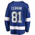 Tampa Bay Lightning Erik Cernak Men's Fanatics Branded Blue Home Breakaway Player Jersey