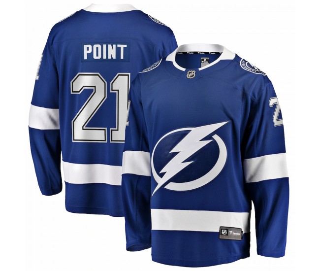 Tampa Bay Lightning Brayden Point Men's Fanatics Branded Blue Home Premier Breakaway Player Jersey