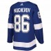 Tampa Bay Lightning Nikita Kucherov Men's adidas Blue 2021 Stanley Cup Final Bound Authentic Patch Player Jersey