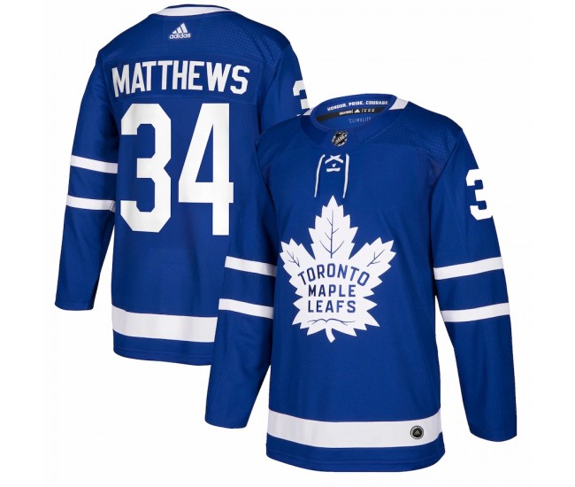 Toronto Maple Leafs Auston Matthews Men's adidas Blue Authentic Player Jersey