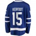 Toronto Maple Leafs Alexander Kerfoot Men's Fanatics Branded Blue Replica Player Jersey