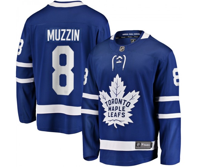 Toronto Maple Leafs Jake Muzzin Men's Fanatics Branded Blue Replica Player Jersey