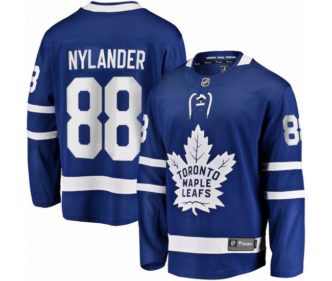 Toronto Maple Leafs William Nylander Men's Fanatics Branded Blue Home Breakaway Player Jersey