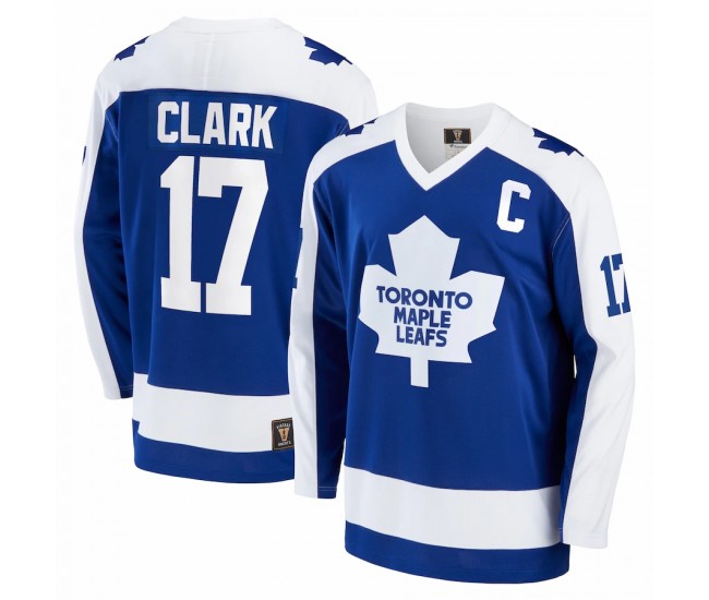 Toronto Maple Leafs Wendel Clark Men's Fanatics Branded Blue Breakaway Retired Player Jersey