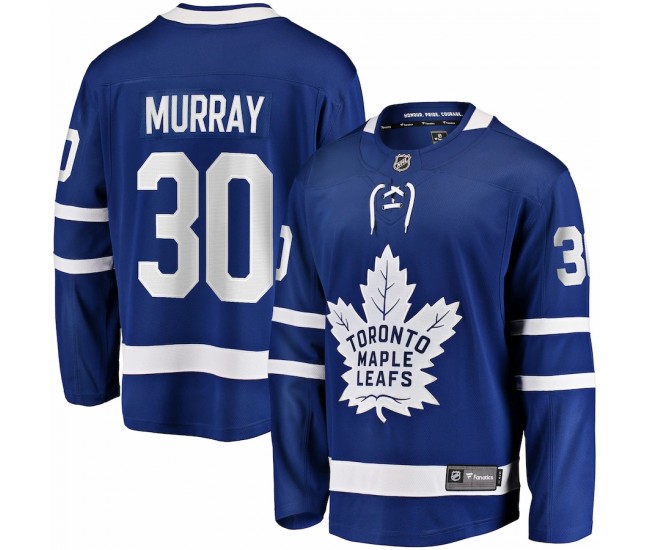 Toronto Maple Leafs Matt Murray Men's Fanatics Branded Blue Home Breakaway Player Jersey