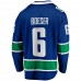 Vancouver Canucks Brock Boeser Men's Fanatics Branded Blue Home Breakaway Jersey