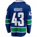 Vancouver Canucks Quinn Hughes Men's Fanatics Branded Blue Home Breakaway Jersey