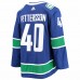 Vancouver Canucks Elias Pettersson Men's adidas Blue 2020/21 Authentic Home Player Jersey