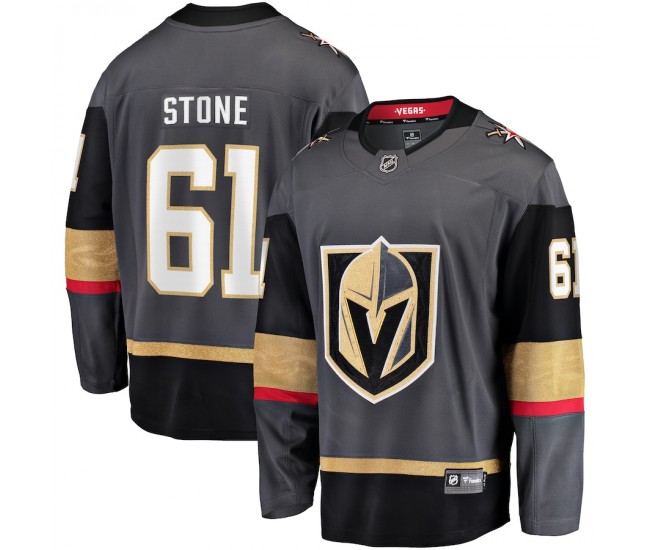 Vegas Golden Knights Mark Stone Men's Fanatics Branded Gray Home Premier Breakaway Player Jersey