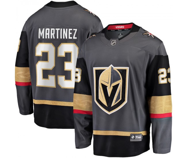 Vegas Golden Knights Alec Martinez Men's Fanatics Branded Gray Breakaway Home Player Jersey