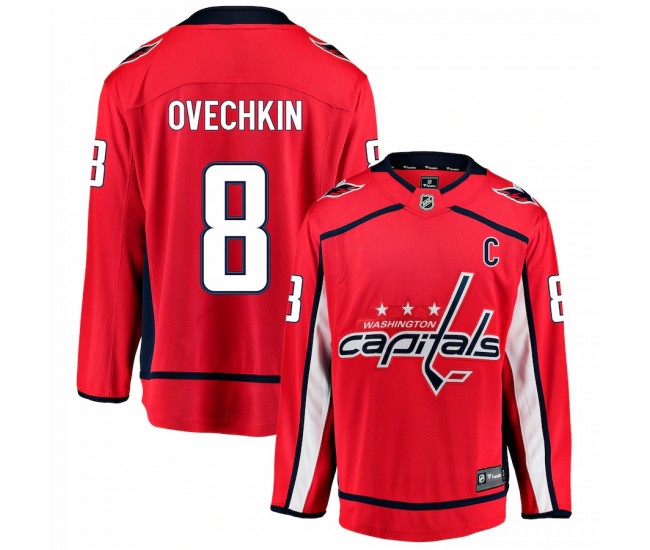 Washington Capitals Fanatics Branded Home Breakaway Jersey - Alexander Ovechkin - Mens