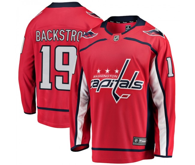 Washington Capitals Nicklas Backstrom Men's Fanatics Branded Red Breakaway Player Jersey