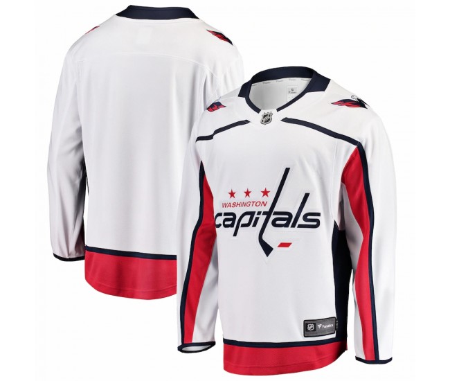 Washington Capitals Men's Fanatics Branded White Breakaway Away Jersey