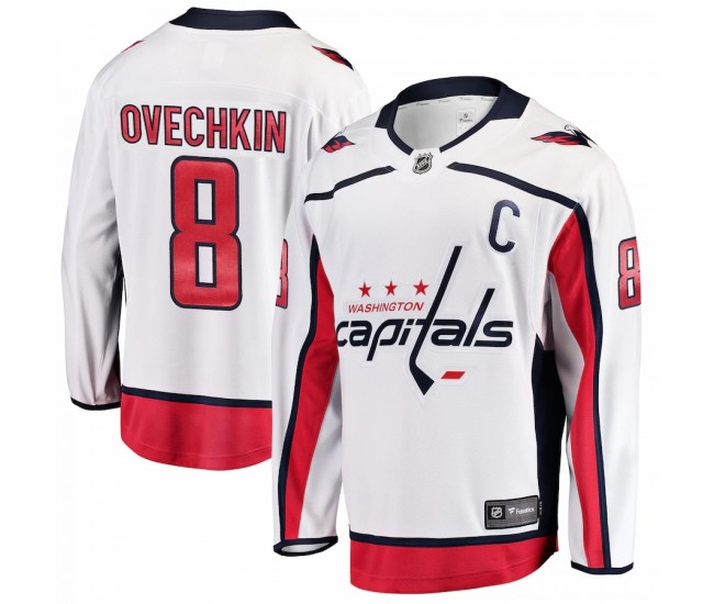 Washington Capitals Alexander Ovechkin Men's Fanatics Branded White Breakaway Player Jersey