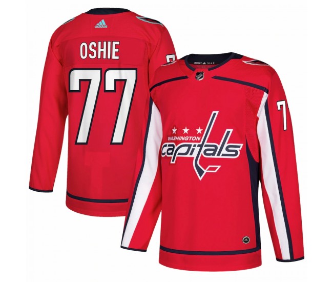 Washington Capitals TJ Oshie Men's adidas Red Authentic Player Jersey