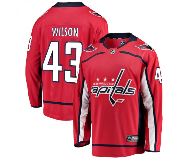 Washington Capitals Tom Wilson Men's Fanatics Branded Red Home Breakaway Player Jersey