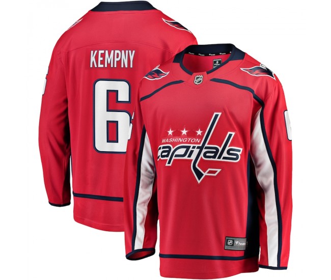 Washington Capitals Michal Kempny Men's Fanatics Branded Red Home Breakaway Jersey