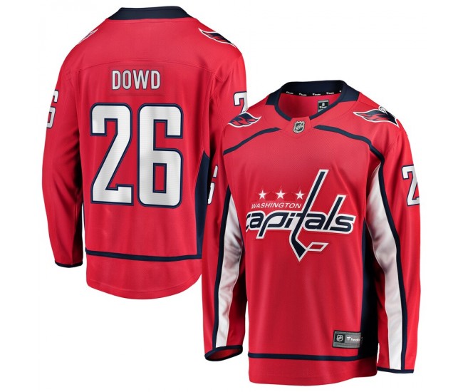 Washington Capitals Nic Dowd Men's Fanatics Branded Red Home Breakaway Player Jersey