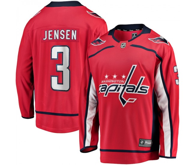 Washington Capitals Nick Jensen Men's Fanatics Branded Red Replica Player Jersey