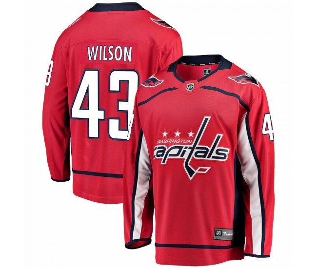 Washington Capitals Tom Wilson Men's Fanatics Branded Red Home Premier Breakaway Player Jersey