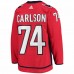 Washington Capitals John Carlson Men's adidas Red Home Authentic Player Jersey