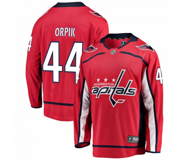 Washington Capitals Brooks Orpik Men's Fanatics Branded Red Breakaway Home Player Jersey