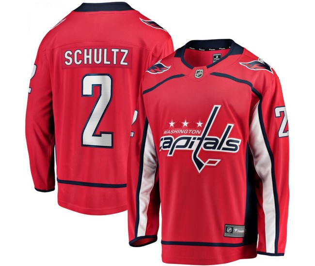 Washington Capitals Justin Schultz Men's Fanatics Branded Red Home Breakaway Jersey